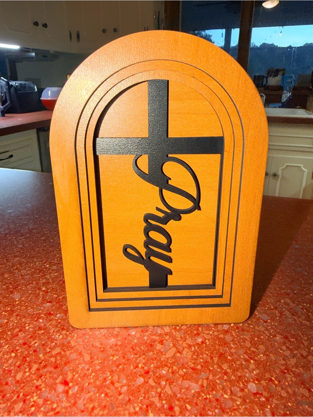 Handcrafted by me Wood Faith Interchangeable Word Set with choice of 3 words